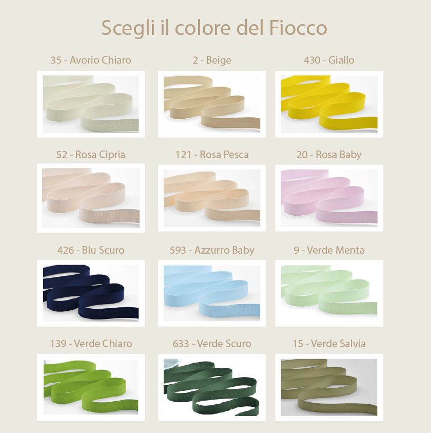 Segnalibro Bimba con Fiocco