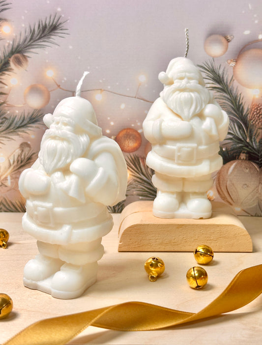 Candela Artigianale "Babbo Natale"