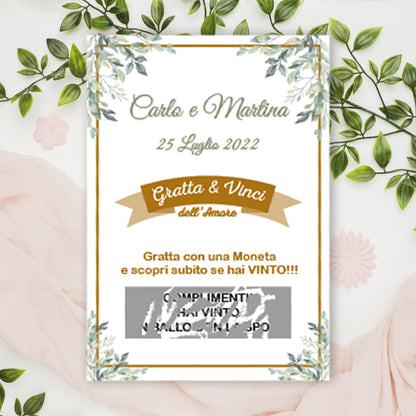 Gratta e Vinci Matrimonio Personalizzato