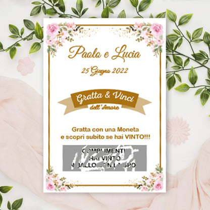 Gratta e Vinci Matrimonio Personalizzato