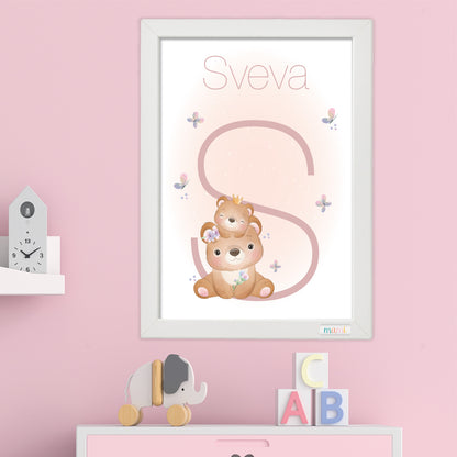 Mamma Orsa e la sua Cucciola - Quadretto Nascita