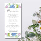 Menù Matrimonio 10x20 cm.